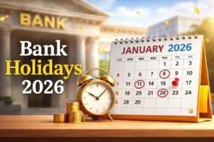 Bank Holidays Calendar 2026 PDF
